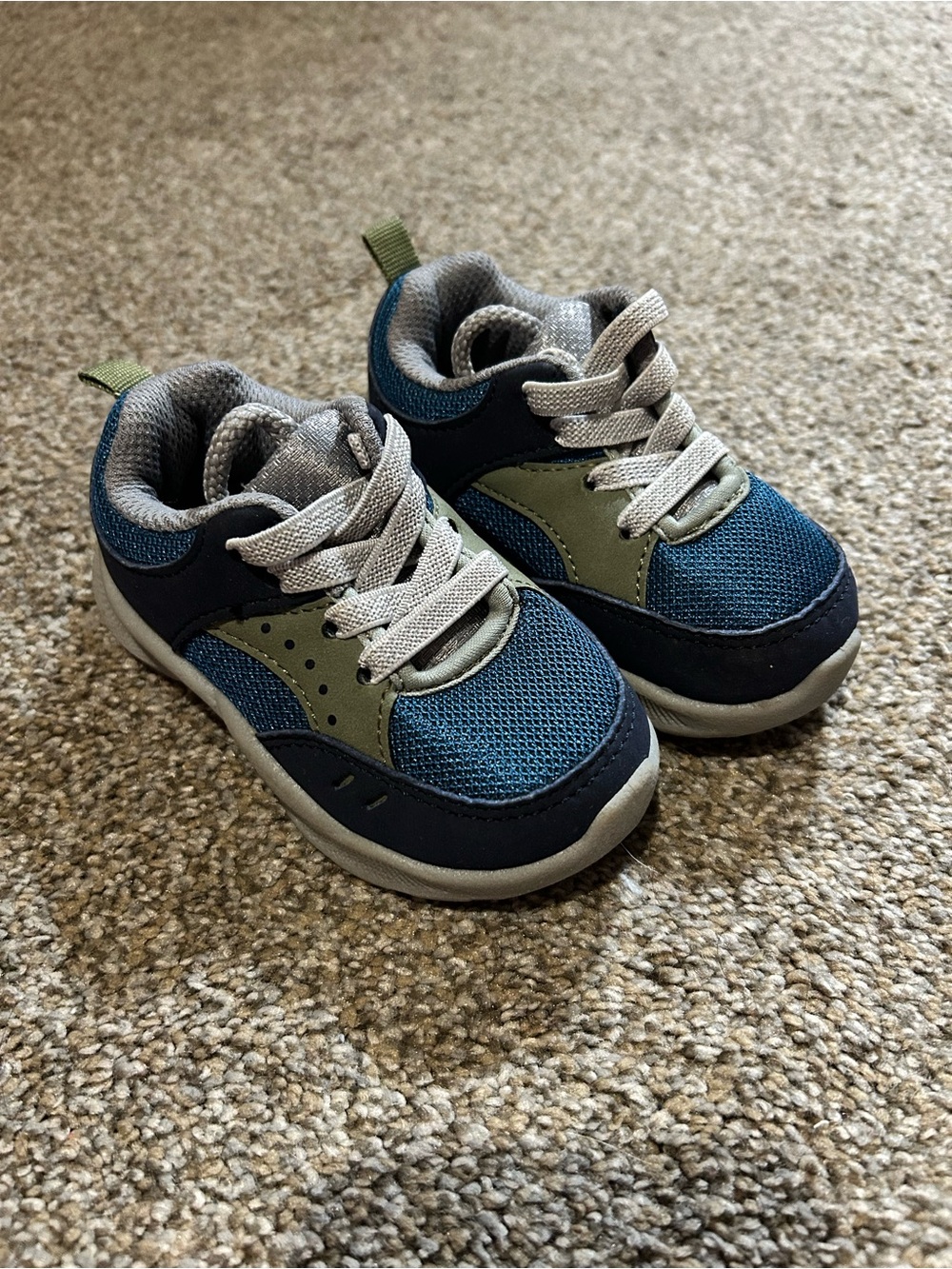OshKosh B'gosh Blue/Gray Baby Toddler Sneakers
